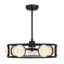 Castra LED Fan D'Lier in Warm Brass-129437219