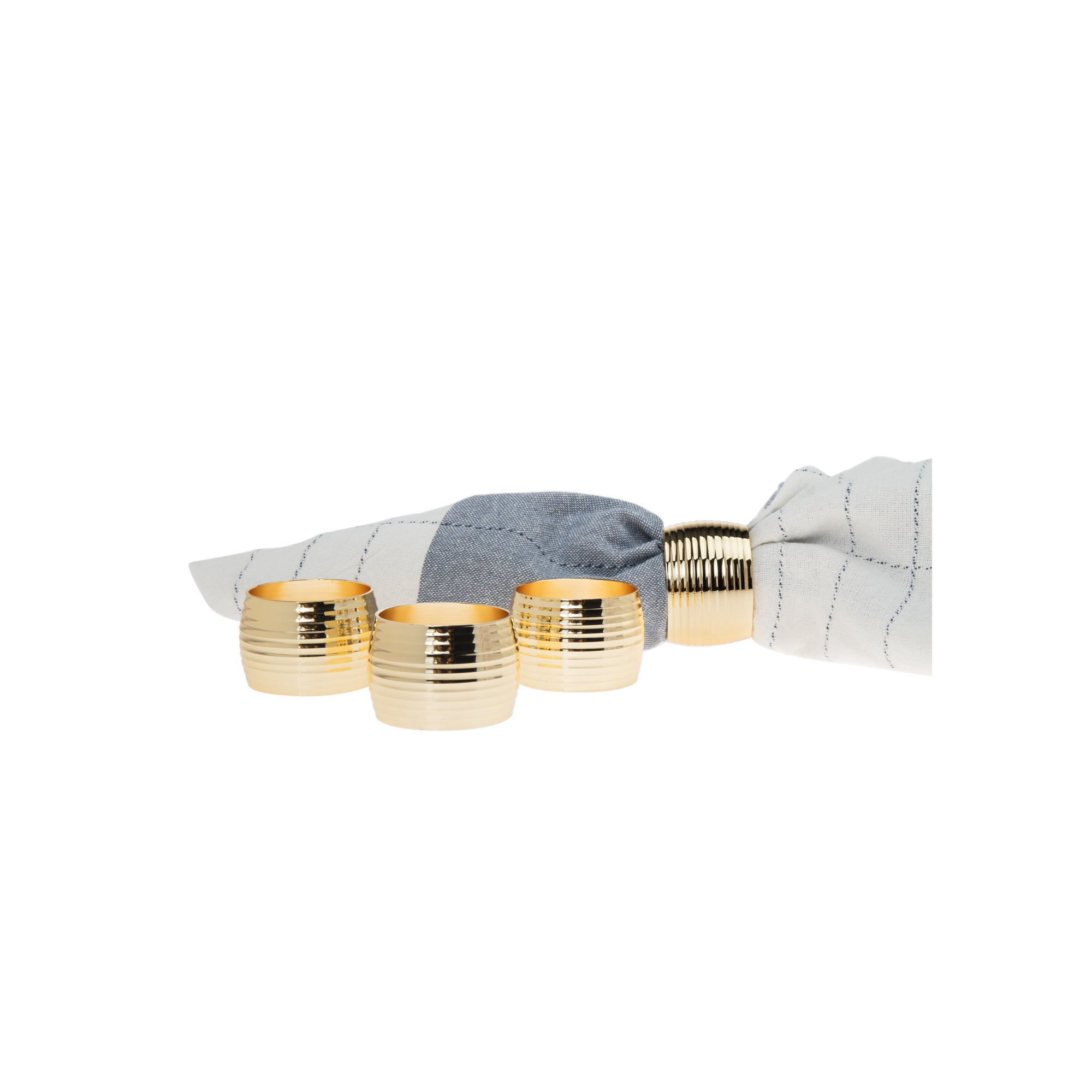 Napkin Rings, Gold