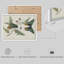 Art mural rustique vert sur des branches-101825656-101825660