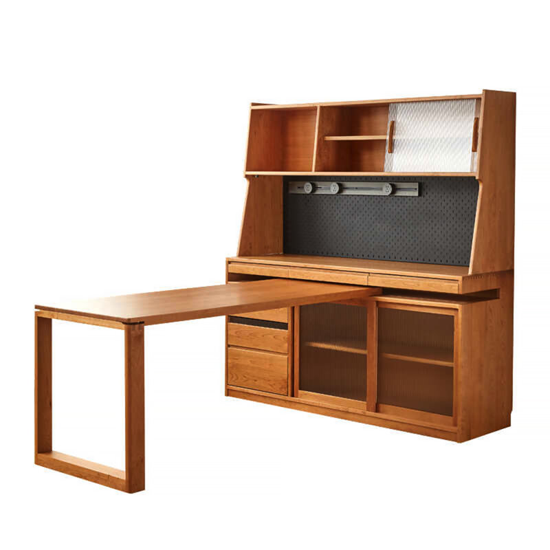 Armoire de table de salle à manger extensible 66,93 po
