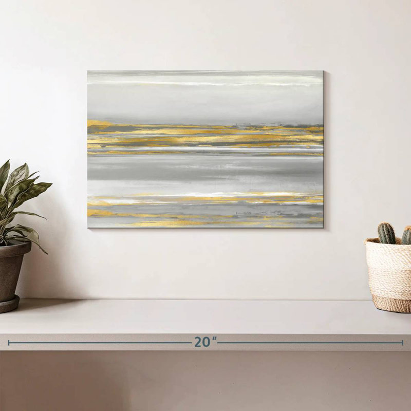 Subtle Reflections With Grey, 8" H x 12" W