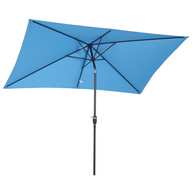 Parasol de marché rectangulaire 10 pi x 6,5 pi Tryphosa