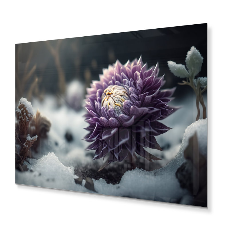 Modern Plants & Flowers Wall Decor on Metal, 30" H x 40" W x 1" D