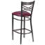 Ensemble de 2 tabourets de bar en métal avec revêtement en X-102374758-94654449-33495606