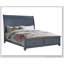 Lit-bateau Bridgevine Home Americana, finition velours côtelé bleu-537398604
