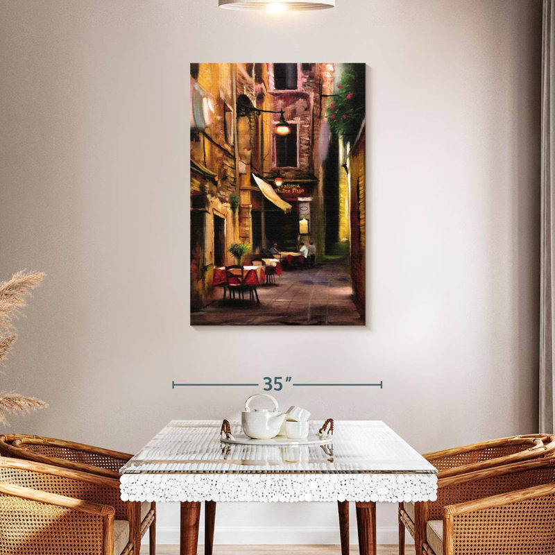 Sirci Italian Cafe, H 45 po x l 30 po