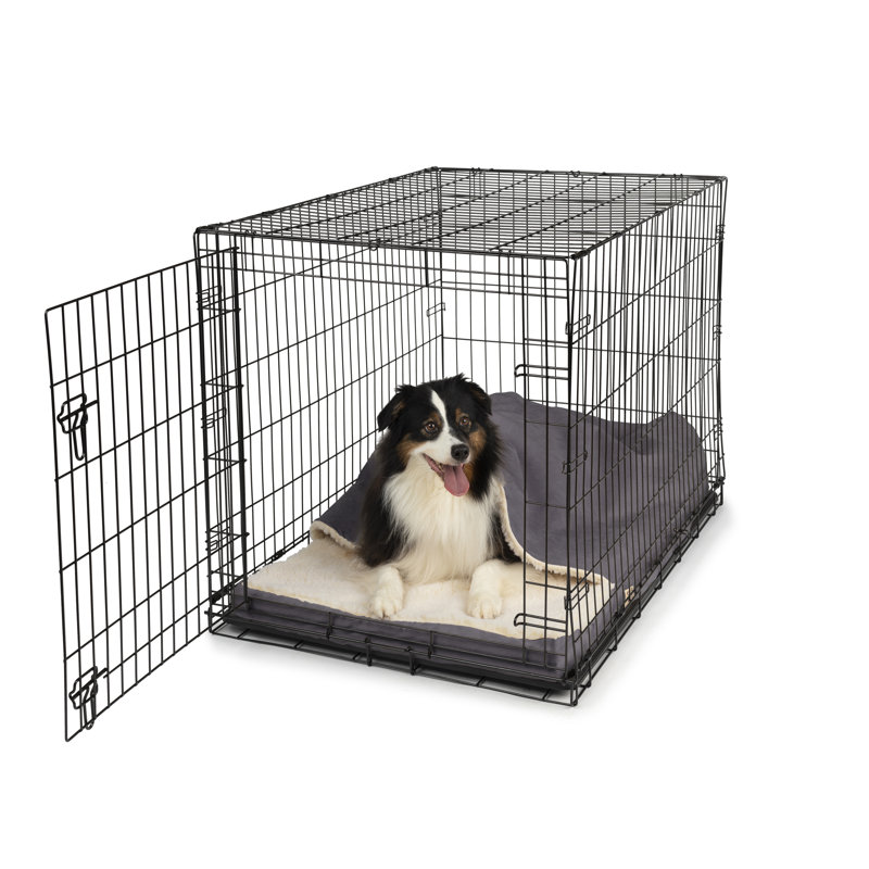 Lit de grotte 100% lavable, H 3 po x l 15 po x P 23 po, Gris chiné