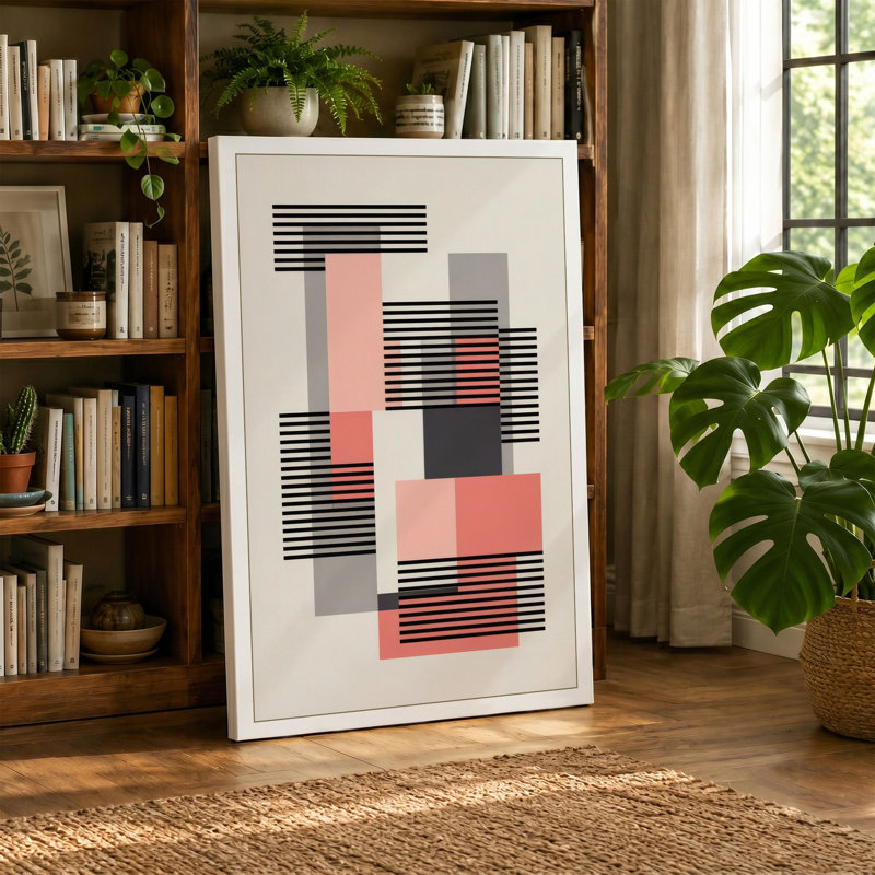 Print, 24x16 - 61.0 x 40.6 cm, Teal Border