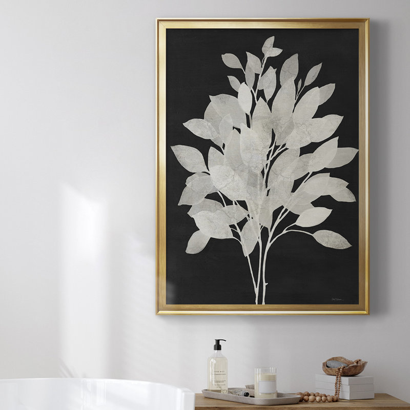 «Misty Branches I», reproduction d'art sur toile, Or, H 42,5 po x l 30,5 po x P 1 po