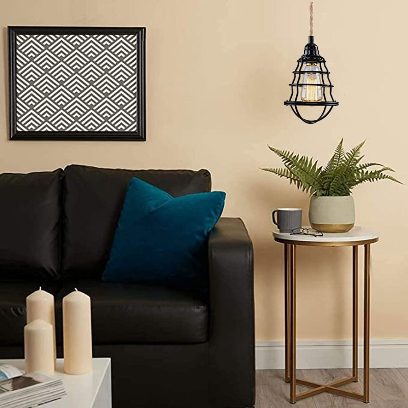 Kulkarni 1 - Light Black Geometric Pendant, Yes