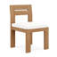 Beja Outdoor Teak Dining Side Chair-1445009111
