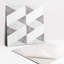 Self Adhesive Vinyl Splashback Tiles Sticker Peel Stick set 9 pieces 30x30 cm Geometric composition
