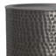 Table de bout ronde en métal avec base robuste Corbin-528894459