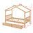 Wooden House Bed With Drawers-1246894770-1246894771
