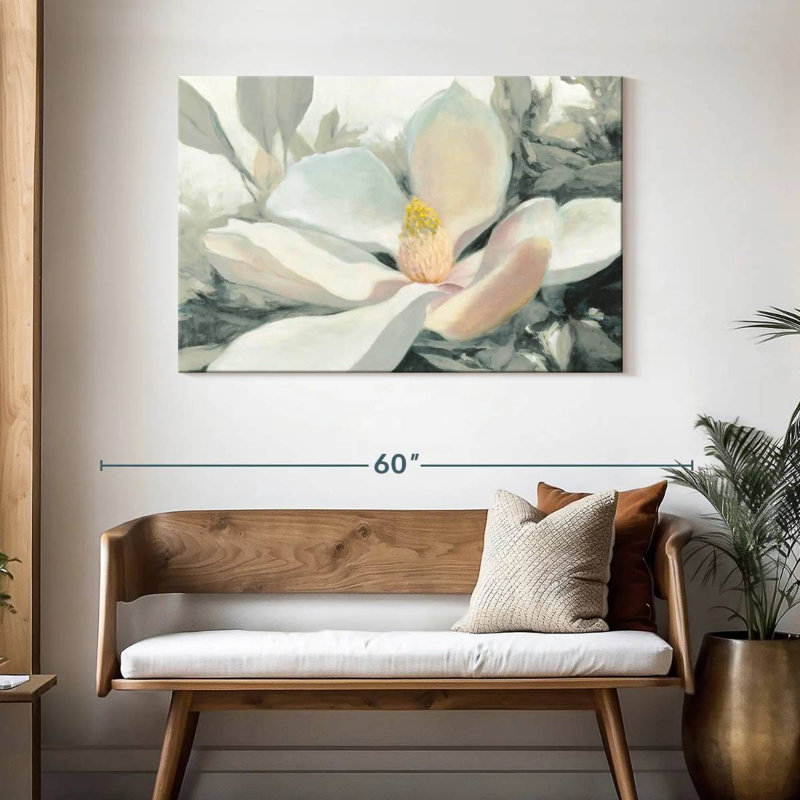Harnek majestueux magnolia vert gris, H 30 po x l 45 po