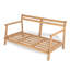 Ensemble de conversation d'extérieur en bois d'acacia avec coussins 2 pièces Hera