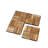 20 PCS Interlocking Deck Tiles Checker Pattern-124467535