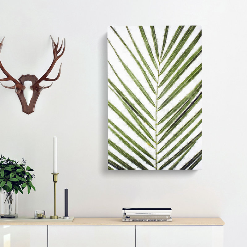 Plat Leaf - Wrapped Canvas, 45cm H x 30cm W x 4cm D
