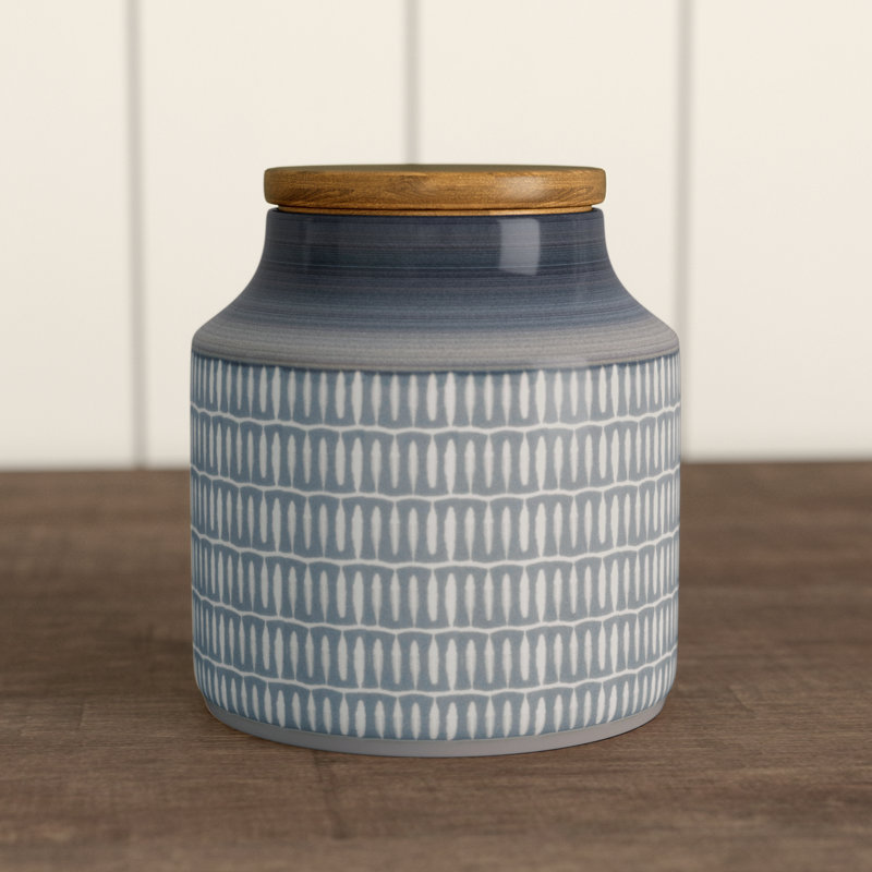 Mikasa Drift Storage Jar Grey