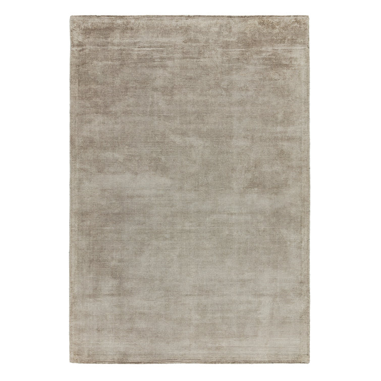 Devaney Solid Colour Hand Woven Area Rug