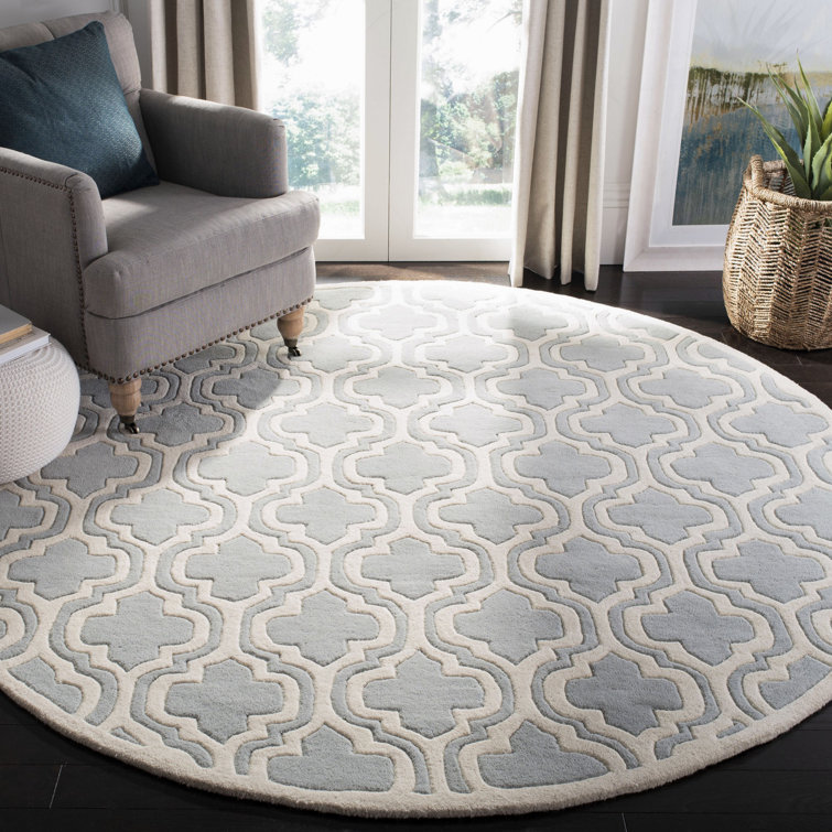 Carolene Hand Tufted Wool Geometric Rug