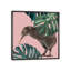 Kiwi oiseau avec monstera art-49839992-49839990