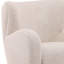 Rose Polyester Occasional Chair, Sand