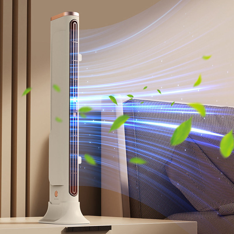 Ventilateur de bureau mural sans pales mural, White