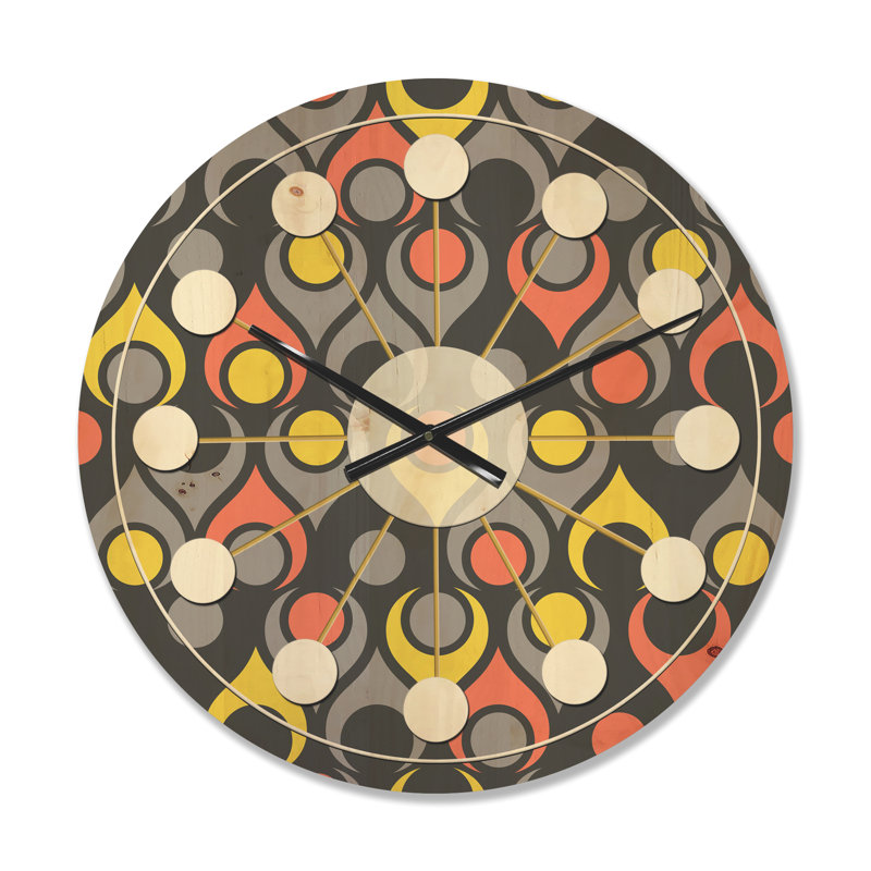 Horloge murale abstraite, Petit