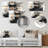 Black And Grey Futuristic Fashion I - Dior Metal Wall Art MT133477-725689344