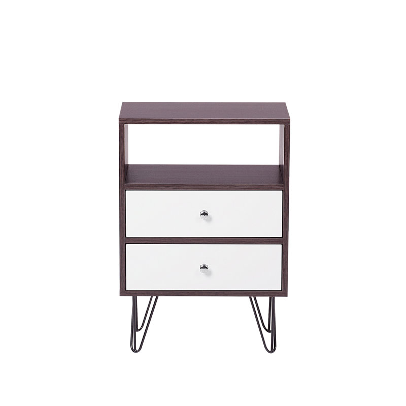 Dahlberg 45cm W Manufactured Wood Bedside Table