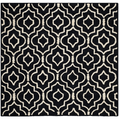 Cannen Hand Tufted Wool Geometric Rug