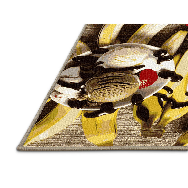  Tapis lavable Banana, Tapis de couloir 2 pi x 4 pi