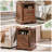 End Table with Charging Station and 2 Drawers-1524895384
