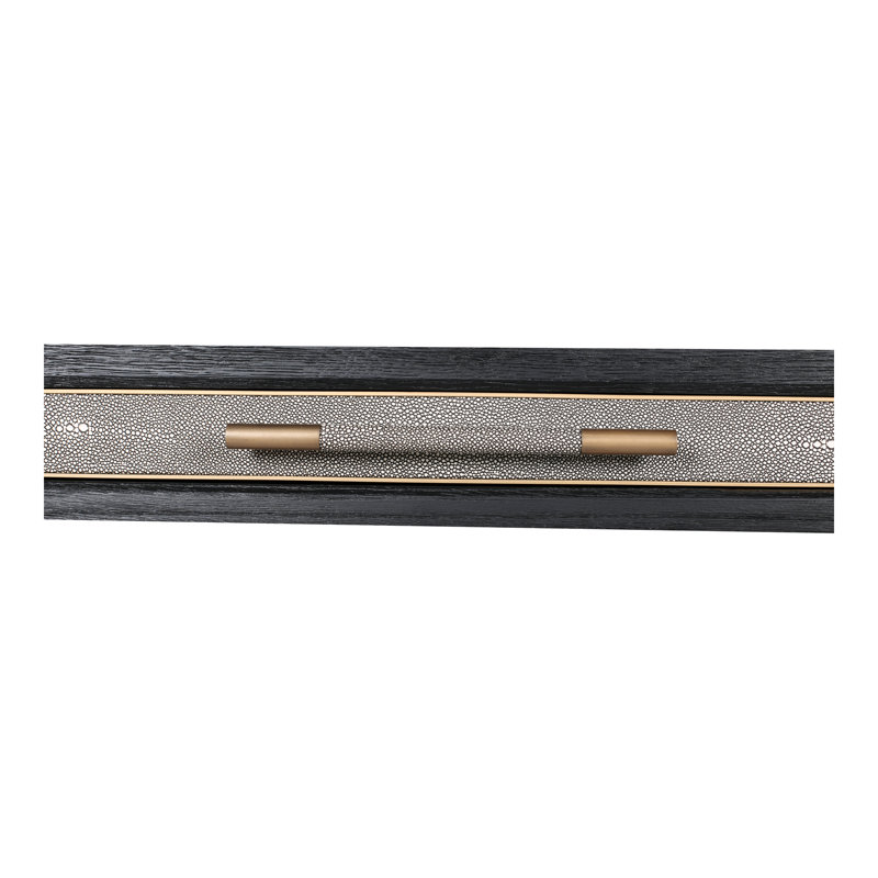 Desk, Gray/Gold