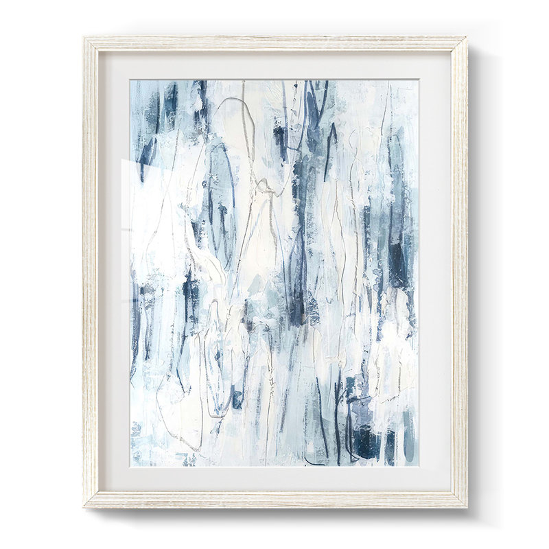 Sea Silk III - impression encadrée, H 28,5 po x l 20,5 po, Blanc
