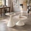 Ensemble de 2 tables basses rondes,-130837445