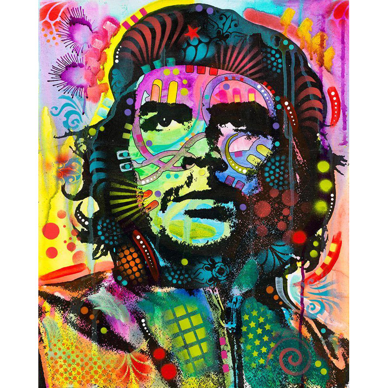 Art sur toile de la collection Red Russel Studio® Dean Russo, Che Guevara, H 24 po x l 20 po