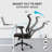 Naruram Ergonomic Mesh Task Chair with Integrated Headrest Adjustable Armrest BIFMA Certified Office Chair