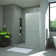 DreamLine Linea 34 in. W x 72 in. H Frameless Shower Screen with Towel Bar