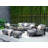 Friedi 9 - Person Patio Conversation Set with Cushions