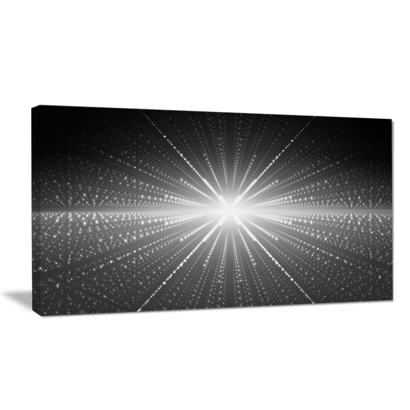 «Glowing Star in Cosmic Galaxy», impression sur toile tendue, H 20 po x l 20 po x P 1 po