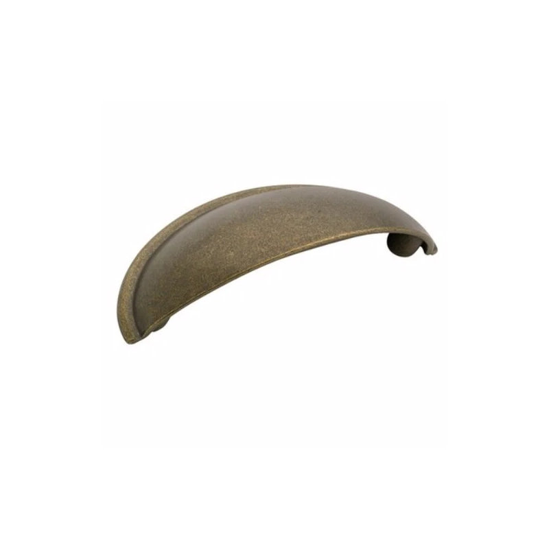 (25-Pack) 2-1/2" Cup Pull Rustic Brass