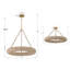 Plafonnier semi-encastré Ebright Combray