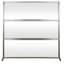 Cloison portative 6 pi Medipanel - Garniture argentée-86559356-86559352