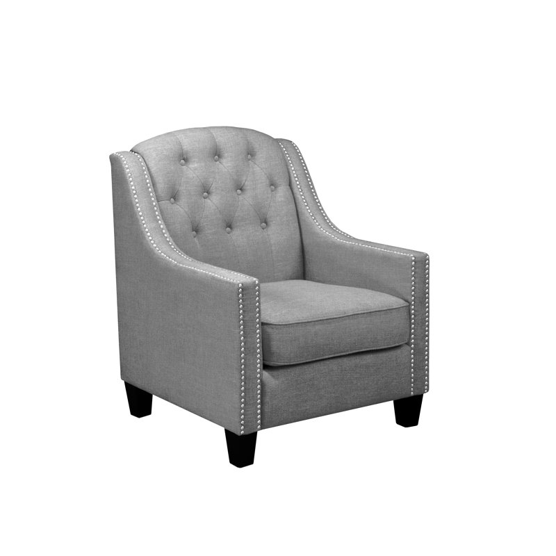 Fauteuil Martingale, 100 % lin gris