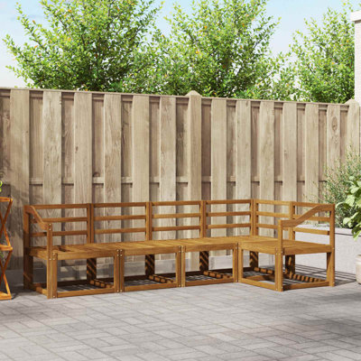 Vidaxl Outdoor Sofa Set Sectional Garden Furniture Terrace Seating Modern
