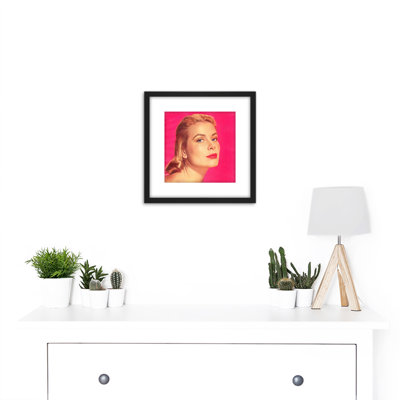 Portrait Actress Princess Grace Kelly 1 Piece Single Picture Frame Wall Art