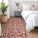 Premium Machine Washable Prisco Red Rug