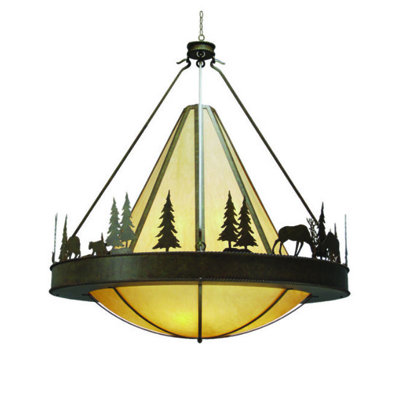 Luminaire suspendu inversé 8 lumières Verado